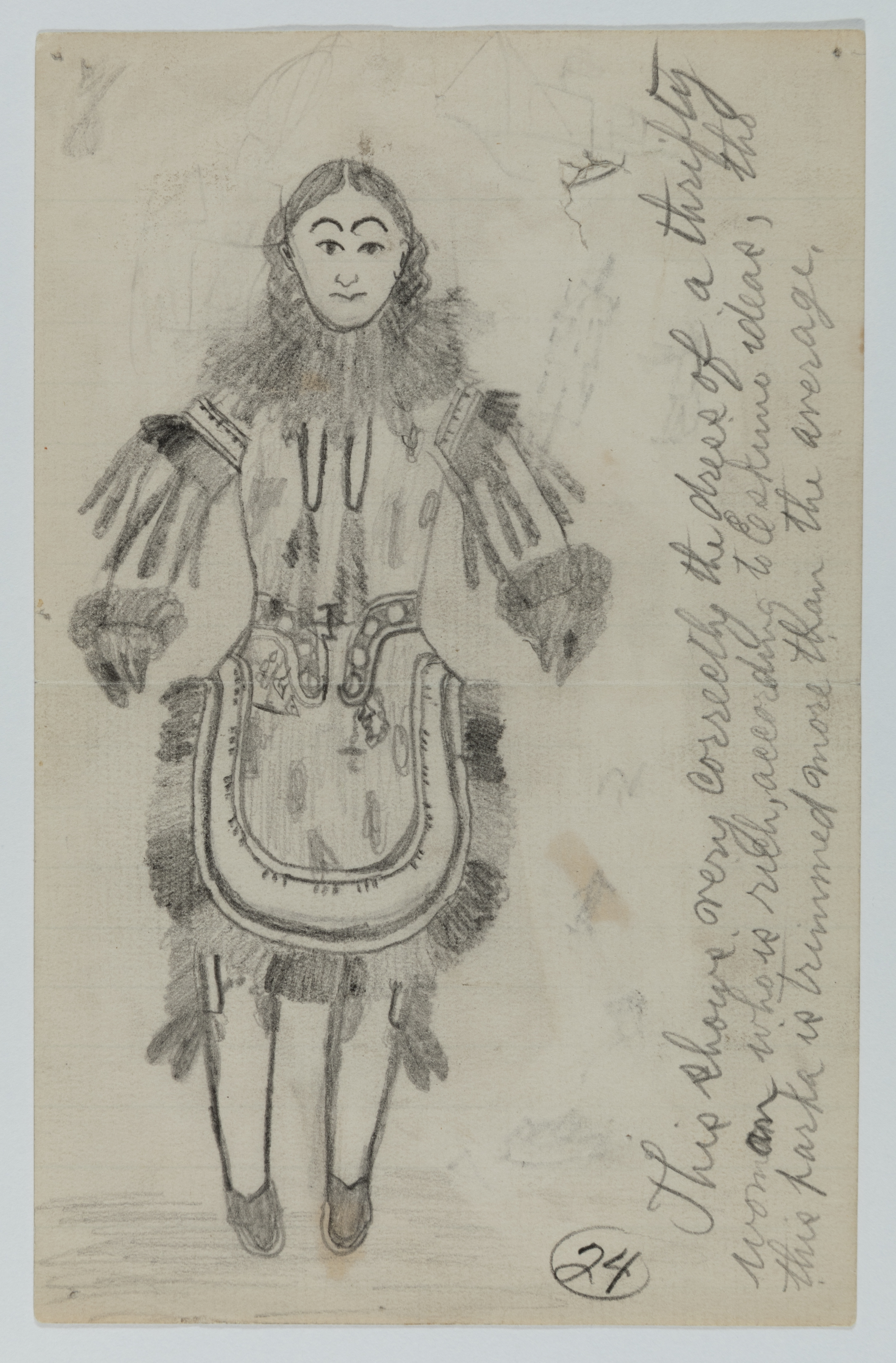 Dress of a Thrifty Woman Who is Rich, c. 1900